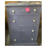 (4) drawer wooden dresser 18x30x47