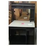 Small desk with wheels 20x31x56