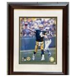 Authentic 4 Brett Favre signed photo in frame