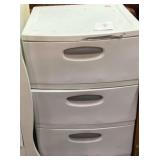 (3) drawer sterilite storage 19x20x29