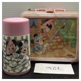 Vintage Aladdin Mickey and Minnie lunchbox set