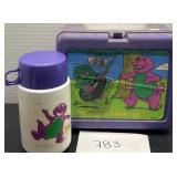 19992; thermos; Barney lunchbox set
