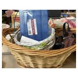 Laundry basket and contents