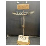 Vintage Wooden Necklace Display