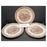 Royal Wessex 7pc Plates Fox Hunt Design