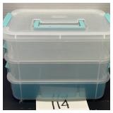 Sterilite locking storage container