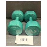 (2) 8lb Weights
