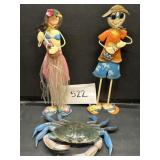 Beach Decor; Crab & More
