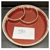 Vintage Stoneware Dish Divide