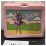 1997; thermos; Barbie lunchbox