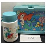 Vintage thermos little mermaid lunchbox set