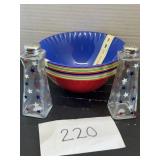 Star bangled salt and pepper shakers and more