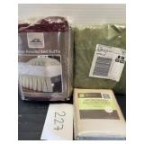 Mixed bedding; ruffle; pillow cases and more