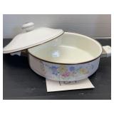 Victorian flowers sauce pan made in japan
