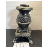 Vintage decor; heavy; old stove