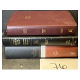 (1)Holy Bible & (2) study bibles
