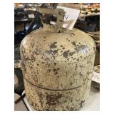Propane tank with gauge