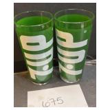 Vintage 7 up glasses