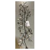 Home interiors metal leaf wall art decor