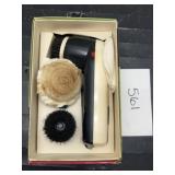 Vtg shoe brush set