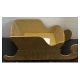 Wooden sleigh