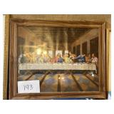 The last supper religious wall art; 23x19
