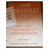 1990 Chevy 'L' parts & illustrations catalog