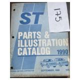 1989; ST parts & illustration catalog