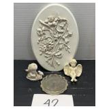 Botanical / angel / butterfly vintage decor