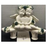 Vintage ceramic angel decor