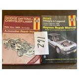 (2) Haynes Manuals; Dodge Daytona 84-89; Acura