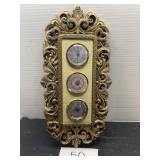 Vintage New Haven Weather Station Barometer