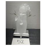 Light up snowman sticking holder