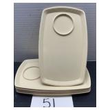 (5) thermo temp plates w/ cup holder