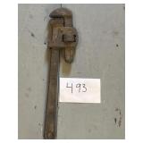Vintage Trimont 18' pipe wrench