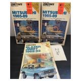 (3) chiltons manuals; Mitsubishi 85-89; jimmy
