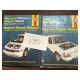 (2) Haynes; Mercury Villager 93-01 & Ranger 93-99