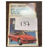 Sealed Chiltons Datsun/Nissan z & Zz 70-88
