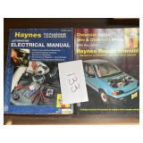 (2) Haynes; Electrical Manual & Chevy Sprint;