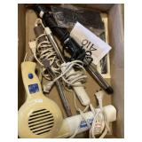 Hair curlers, blow dryer & more