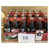 (4) Vintage 6 pack Coca Cola bottles unopened