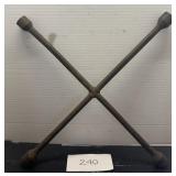 4 way lug wrench / tire iron