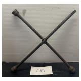4 way lug wrench / tire iron