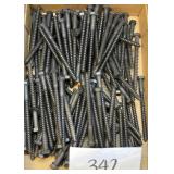 25+ Hex-Head Exterior Lag Screw Black 3/8'