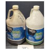 (2) used windshield washer fluid