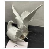 Lladro ceramic dove decor