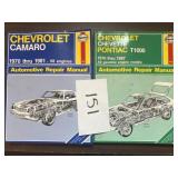 (2) Haynes Manuals; Chevy Camero 70-81; Chevy