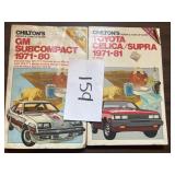 (3) chiltons manual; GM Subcompact 71-80 & T