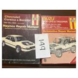 (2) Haynes Manuals; Chevy Corsica 87-96 & Isuzu