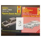 (2) Haynes Manuals; Subaru 80-94; Buick 70-90